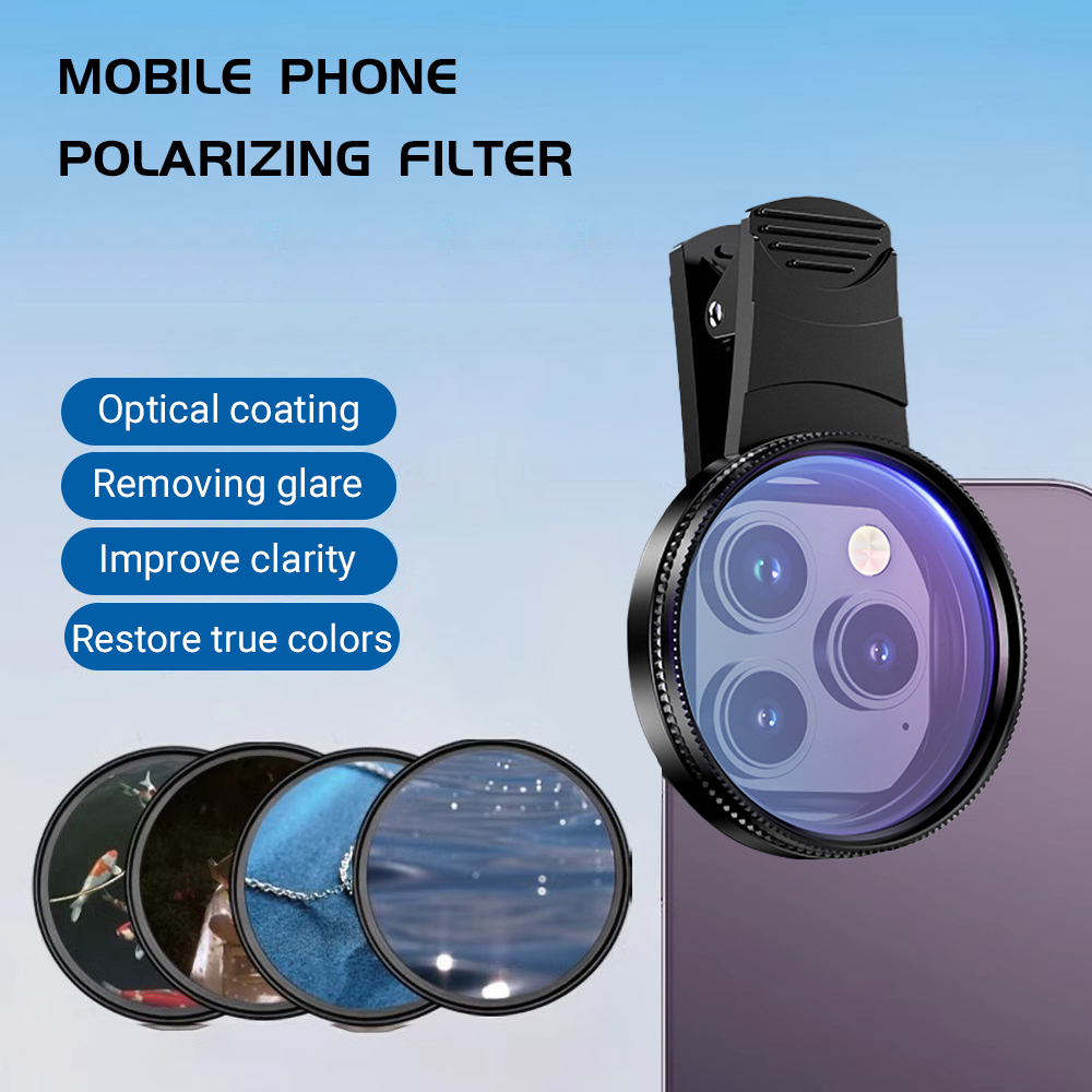 Phone Accessories Useful - 52MM Mobil Telefon Lensi Evrensel Polarizör