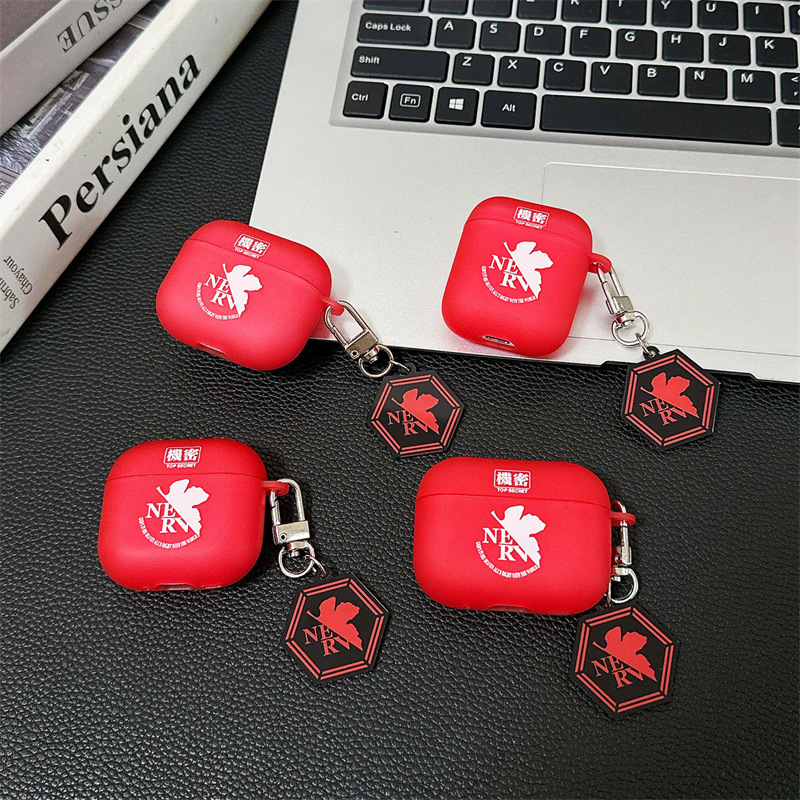 Airpod Case Cover - Airpods Pro 2 Kılıfı, 3D Kırmızı