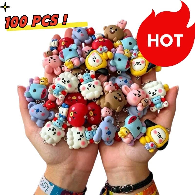 7 adet BT21 Reçine Karikatür F - Phone Accessories Jewelry incelemesi ve fiyatı